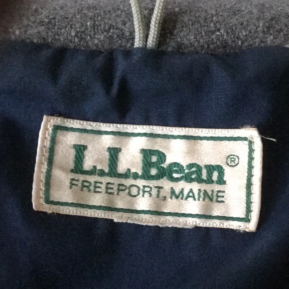 L.L. Bean Wool Jacket Lined Zippered With Snaps - Picture 5 of 5